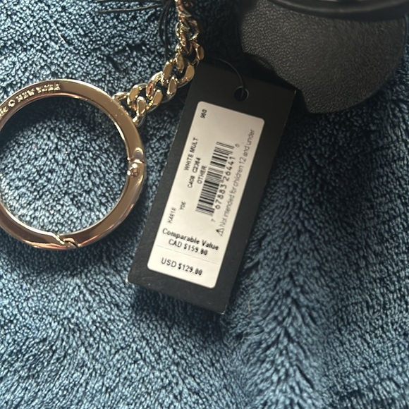 Kate Spade Black and White Polka Dot Coin Purse with Red Bow - Picture 6 of 7